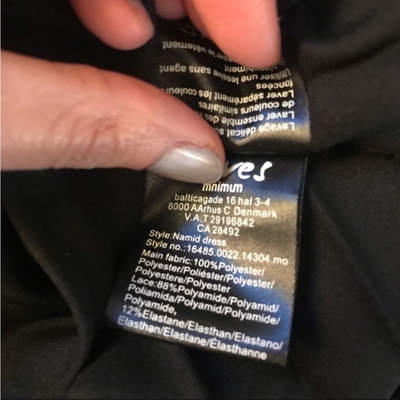 Victorian Goth High-necked Pleated Satin Black Party Dress by Moves - Picture 13 of 14